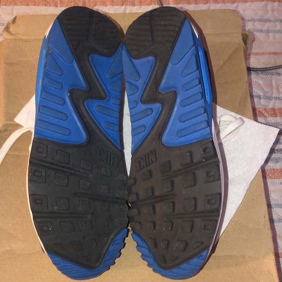 Blue Gray and white Nike Air Max - Picture 6 of 9